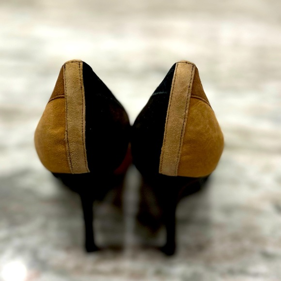 New Victoria - Secret Colin Stuart Suede Color Blocked Shoes - Picture 7 of 8